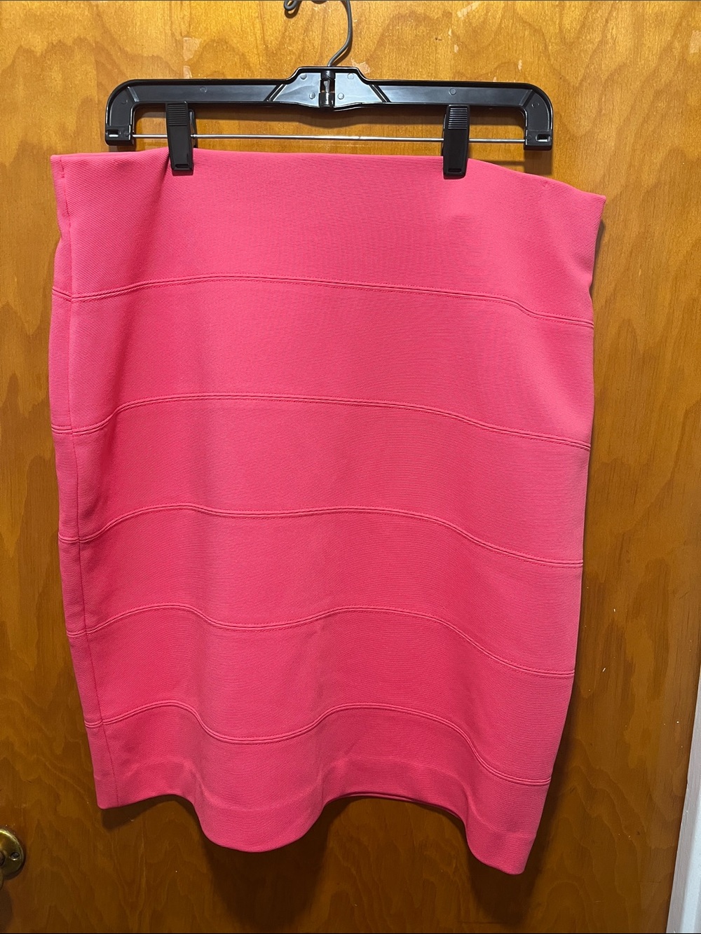 Alfani Hot Pink Knit Pencil Skirt
